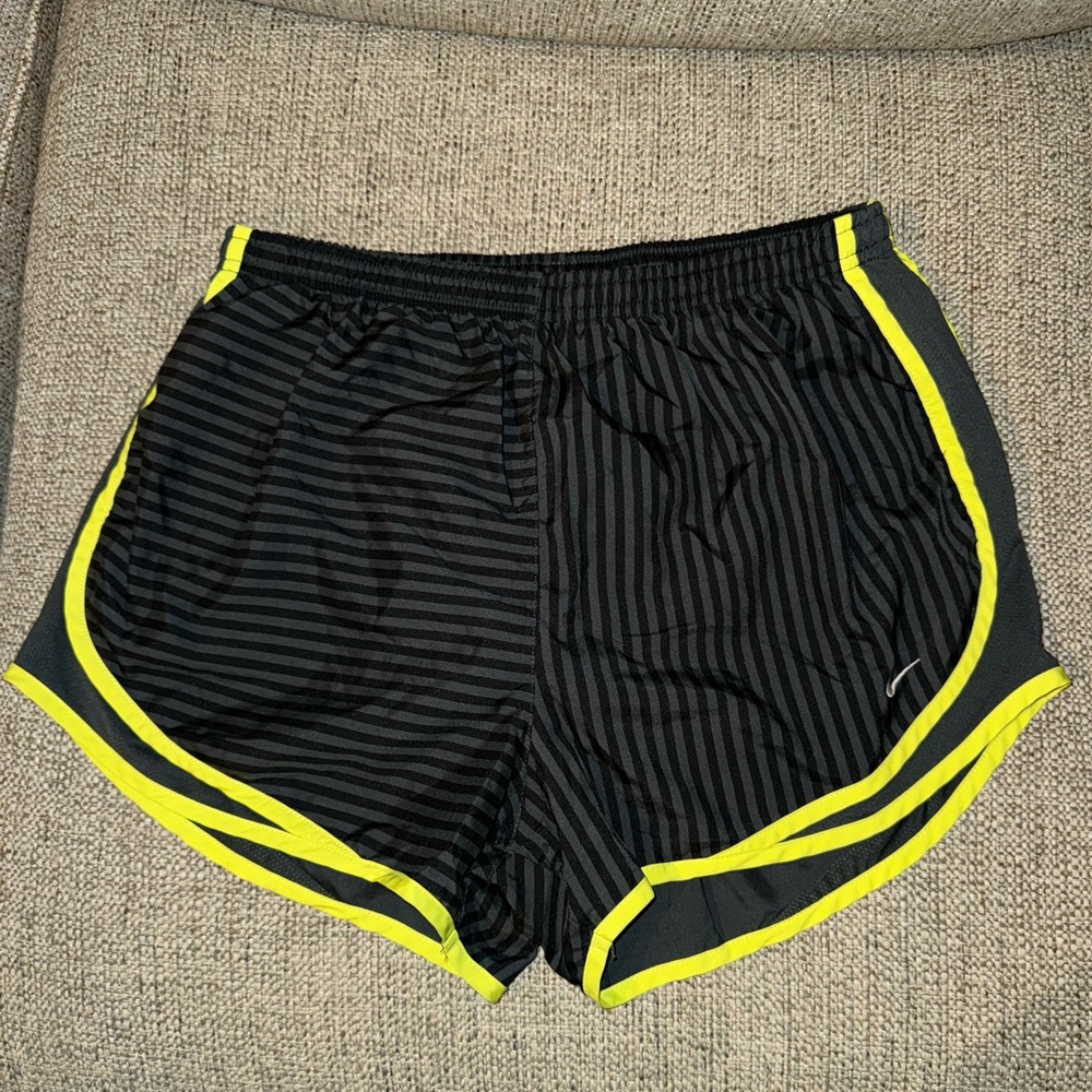 Black Striped Nike Di-Fit Tempo Shorts